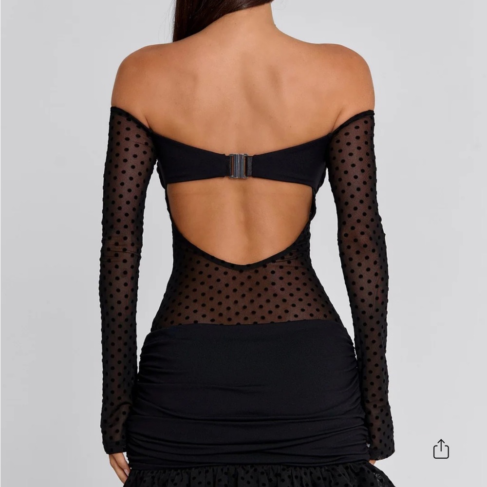 black mini outcast dress - Picture 2 of 4